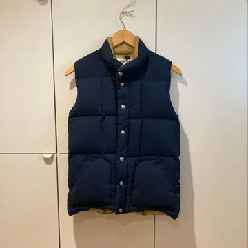 Crescent Down Works 네이비 다운 베스트 S