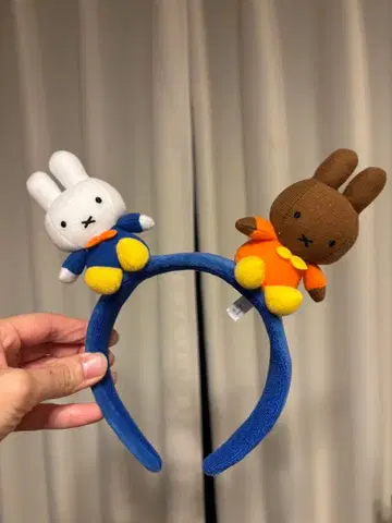 미피 봉제 인형 머리띠
