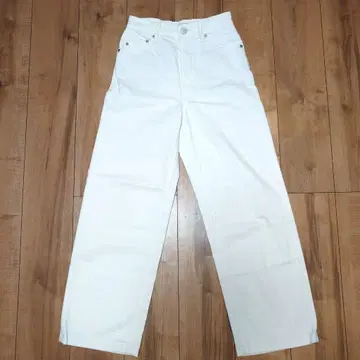 야누크 YANUK 와이드 스트레이트 데님 LILITH 화이트 25