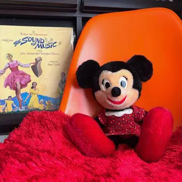 산앤스타사 미니 마우스 레트로 봉제 인형 vintage 70s