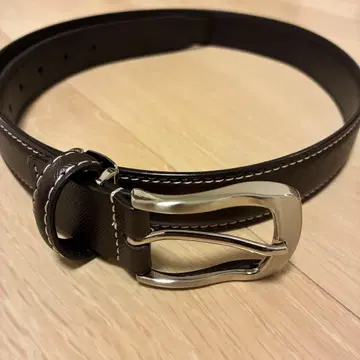[ 미사용 ] 브라운 가죽 벨트