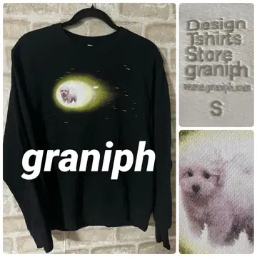 그라니프 여성용 S 맨투맨 갤럭시 도그 슈팅 스타