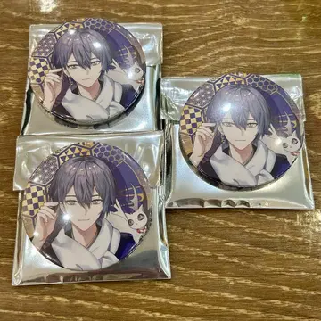 니지산지 스이파라 콜라보 캔뱃지 코야나기 로우 등신 3개 세트