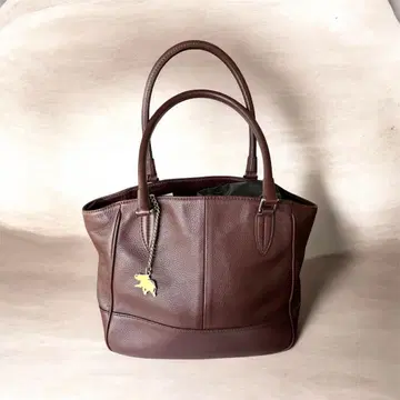 헌팅월드 가죽 백 브라운 고급 외부 새상품급