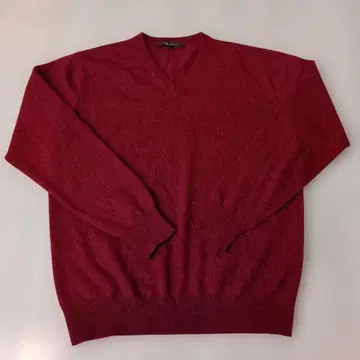 [새상품급] V넥 니트 L 사이즈 캐시미어 100%