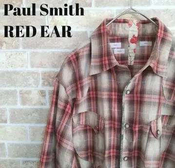 Paul Smith RED EAR 체크 무늬 긴팔 셔츠