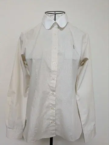 EASTBOY VENUS 긴팔 셔츠 라이트 베이지 스트라이프 사이즈 11