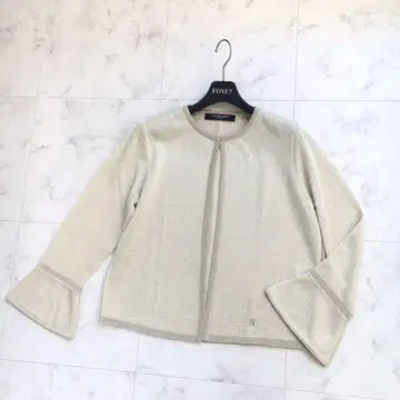 신상 새상품급 LEONARD 레오나르 레이온 니트 가디건