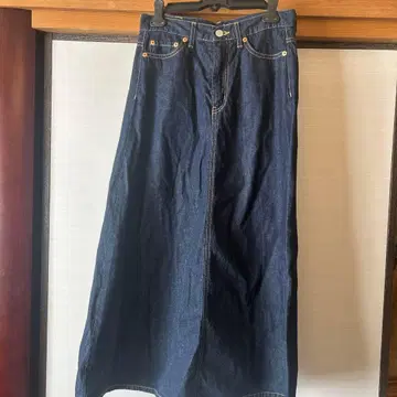 BEAMS BOY 데님 롱 스커트