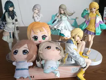 학원 아이돌 마스터 피규어 5개와 SD 인형 3개 세트