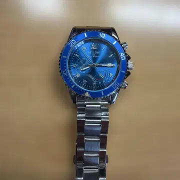 남성용 손목시계 파란색