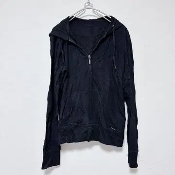 블랙 집업 후드티