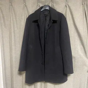 글로벌 워크 울리 테크 코트 L 사이즈 블랙