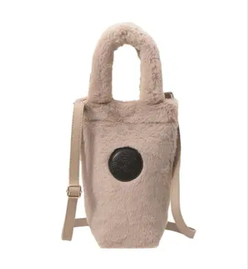 스타벅스 보틀 숄더백 퍼 베이지