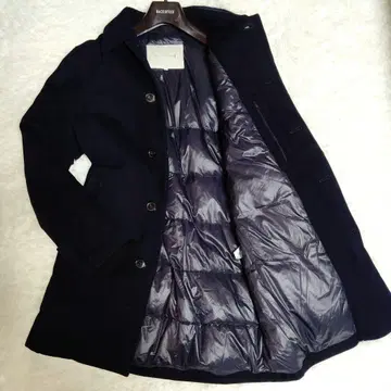 고품질 매킨토시 던켈드 스텐칼라 다운 38 M 네이비