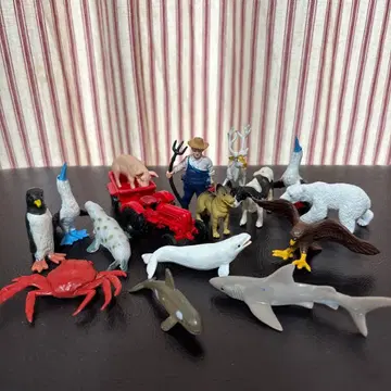 동물 피규어 세트 15개입