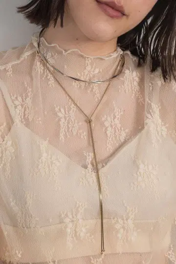 lawgy / semicircle 2way necklace