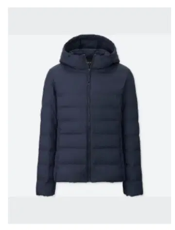 울트라 라이트 다운 심리스 후드티 네이비 S