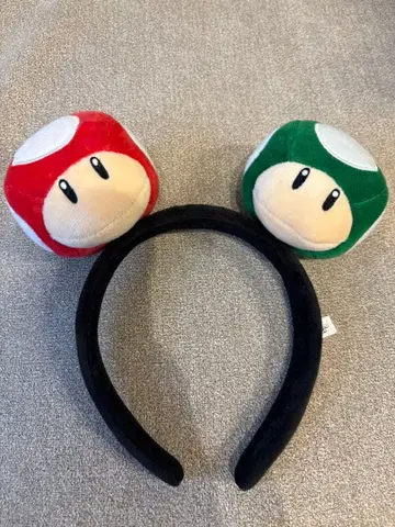 USJ 마리오 버섯 디자인 머리띠