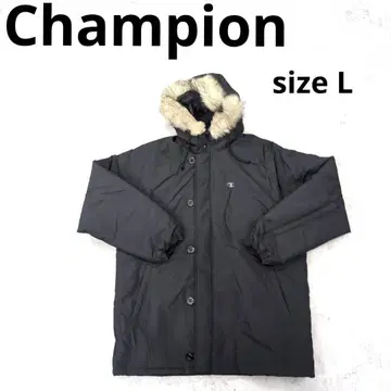 271 챔피언 블랙 후드 부착 자켓 L