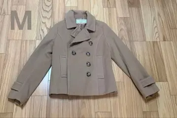 베이지 피 코트 M 사이즈