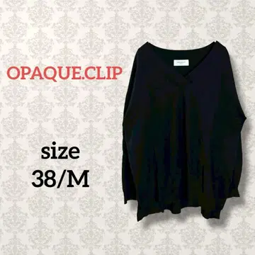 오페크 [ 38/M ] 심플 V넥 니트 루즈핏 오피스 캐주얼 긴팔