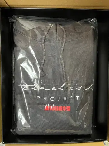 타입 후드티 Timeless Project