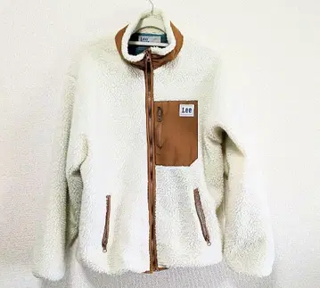 무료배송 Lee 보아 집업 자켓 흰색 화이트