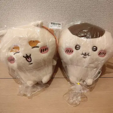 치이카와 (먼작귀) 밤만쥬 시사 시이푸와 봉제 인형 2종 세트