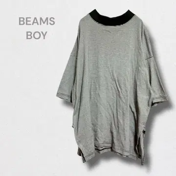 빔즈 보이 상의 T셔츠 티셔츠 빅 실루엣 심플 F