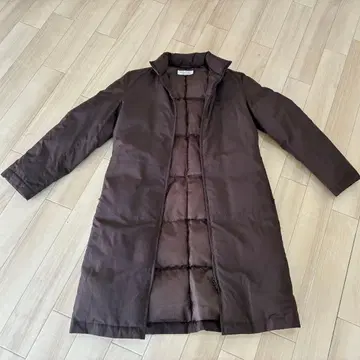 브룩스브라더스 롱 다운 코트 아우터 다운 자켓 브라운