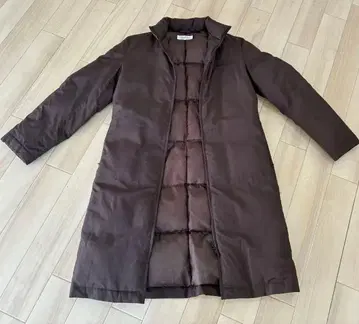 브룩스브라더스 롱 다운 코트 아우터 다운 자켓 브라운