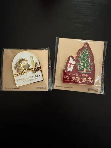무민 밸리 2025년 크리스마스 핀 배지 세트