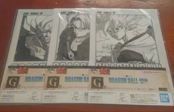 제일복권 드래곤볼 40th G상 코믹스 클리어 파일 세트 3개