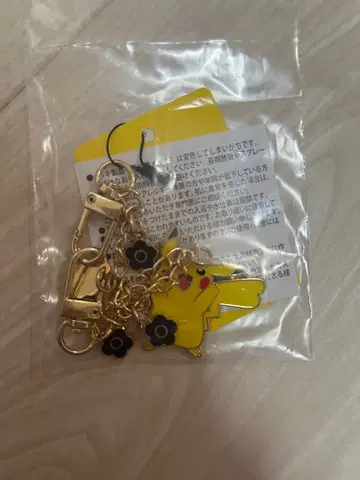 마리메종 포켓몬 피카츄 키링 꽃 장식 참
