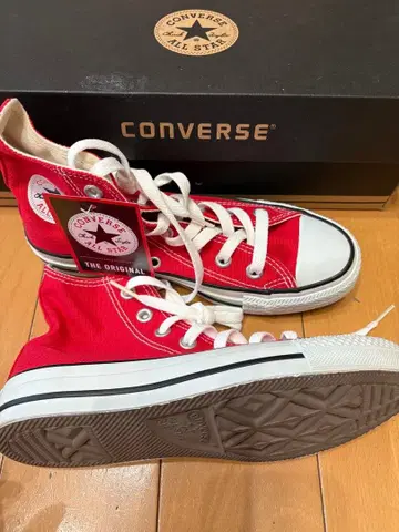 CONVERSE ALL STAR 하이컷 스니커즈 레드
