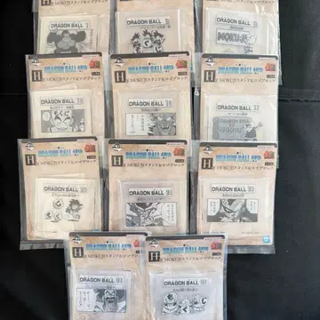 드래곤볼 제일복권 40주년 H상 12종