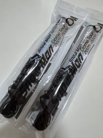 Snow Man 2025-2026 돔 투어 응원봉 2개 세트