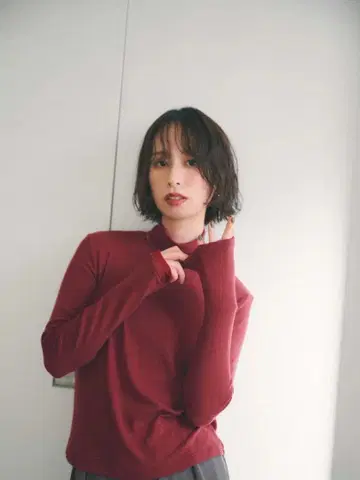 튤 도킹 울 골지 상의 에스트라타 COHINA