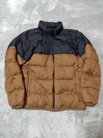 레어 투톤 컬러! UNIQLO 울트라 라이트 다운 자켓 XL 블랙 금