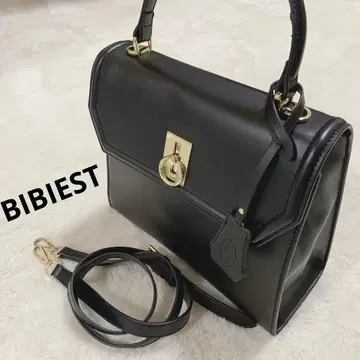 BIBIEST 2WAY 핸드백 숄더백 블랙