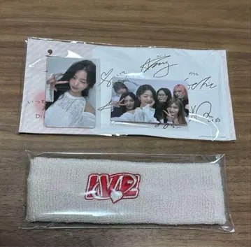 IVE 팬클럽 계속 혜택 헤어밴드&트레이딩 카드 원영