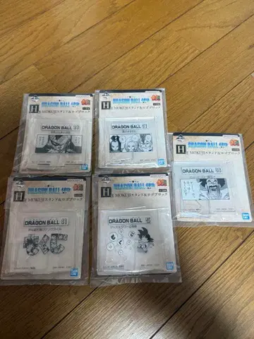 제일복권 드래곤볼 H상 5종류 로고 블록