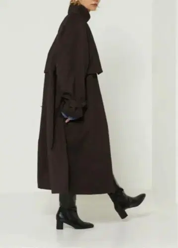 FREAK'S STORE 울리 스탠드 칼라 코트