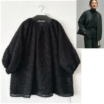 빅 사이즈 44*23구 헤어리컷 자카드 블라우스*자유구 ICB 쿠미쿄쿠