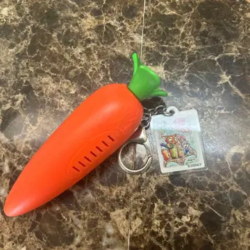 녹음 기능이 있는 주토피아 당근 펜 키링