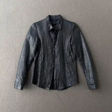 00s FUGA 양가죽 가죽 셔츠