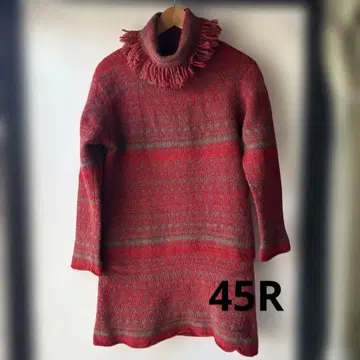 45R 포티파이브알 울 100% 터틀넥 스웨터