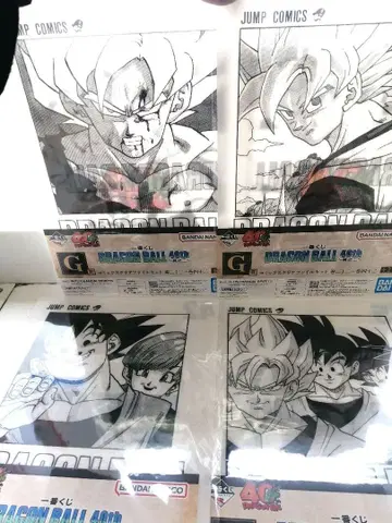 드래곤볼 제일복권 G상 클리어 파일 세트 4종