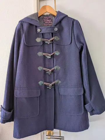 Rose Fantan 네이비 더플 코트